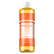 Dr.Bronner's Magic Soap, Tea Tree, Pure-Castile Body Wash Liquid Soap, 16 fl oz