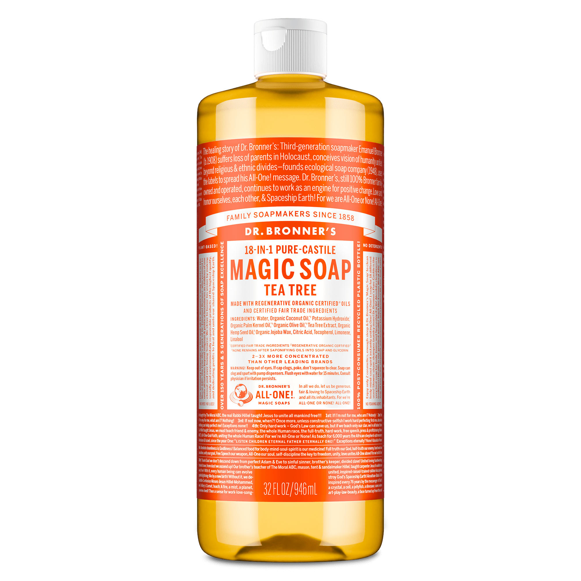 Dr bronner's tea tree soap for acne discount