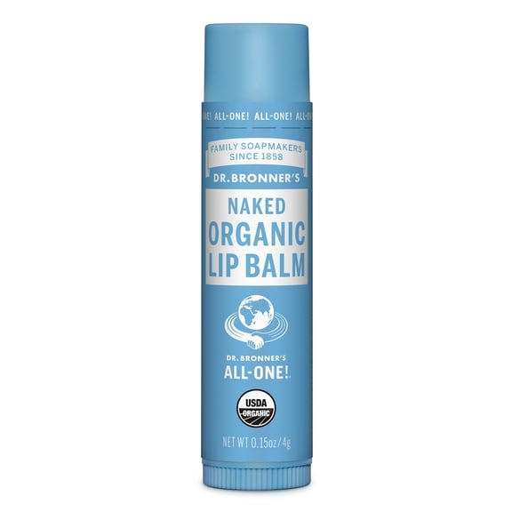 Dr. Bronner's Naked Organic Lip Balm .15oz