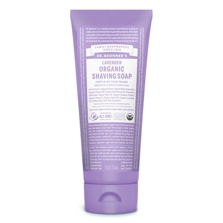 Dr. Bronner's Organic Lavender Shaving Soap 7oz