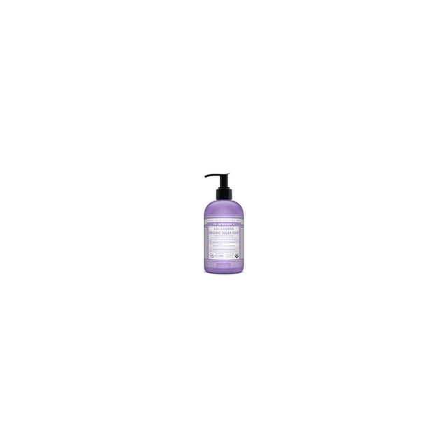 Dr. Bronner's Organic Lavender Sugar Pump Soap 12oz