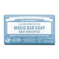 thumbnail interactive-video image 1 of Dr. Bronner's Magic Bar Soap – Baby Unscented - Pure-Castile Soap - 5 oz - for face, body, hands, 1 of 7