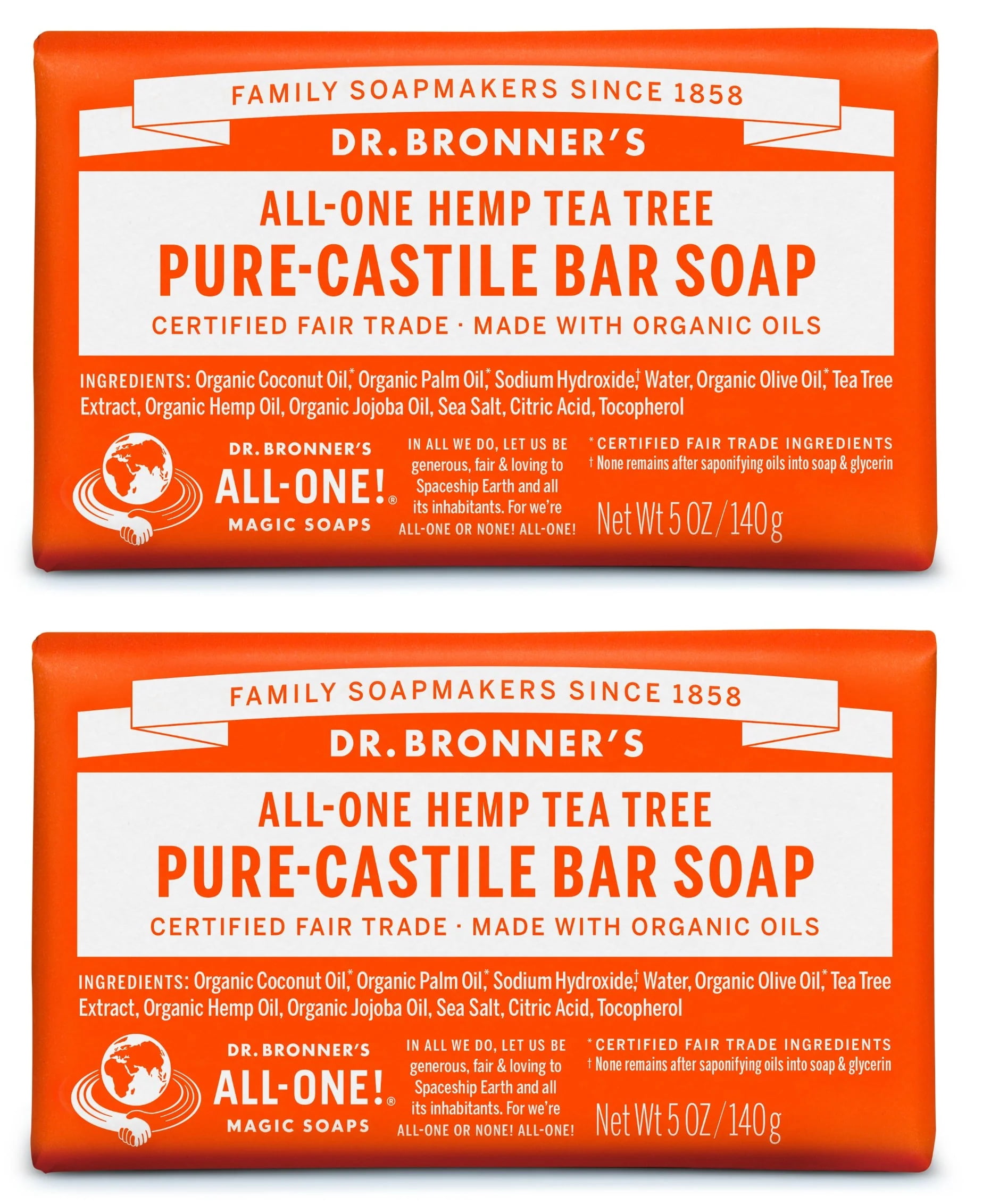 Dr. Bronner's - Pure-Castile Bar Soap (Lavender, 5 ounce, 6-Pack) - Made  with Organic Oils, For Face…See more Dr. Bronner's - Pure-Castile Bar Soap