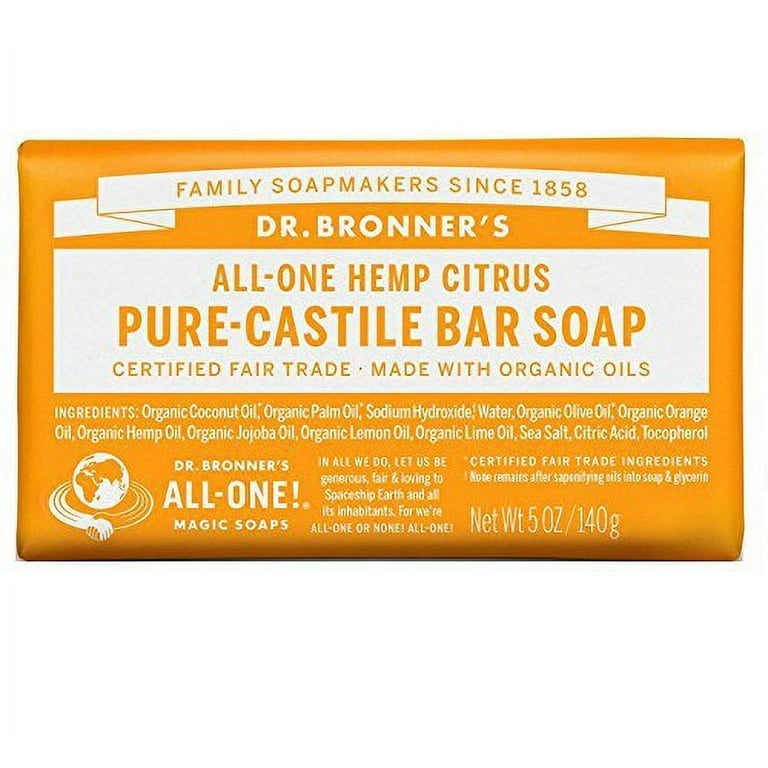 Dr. Bronner's Tea Tree Pure-Castile Bar Soap, 5 oz