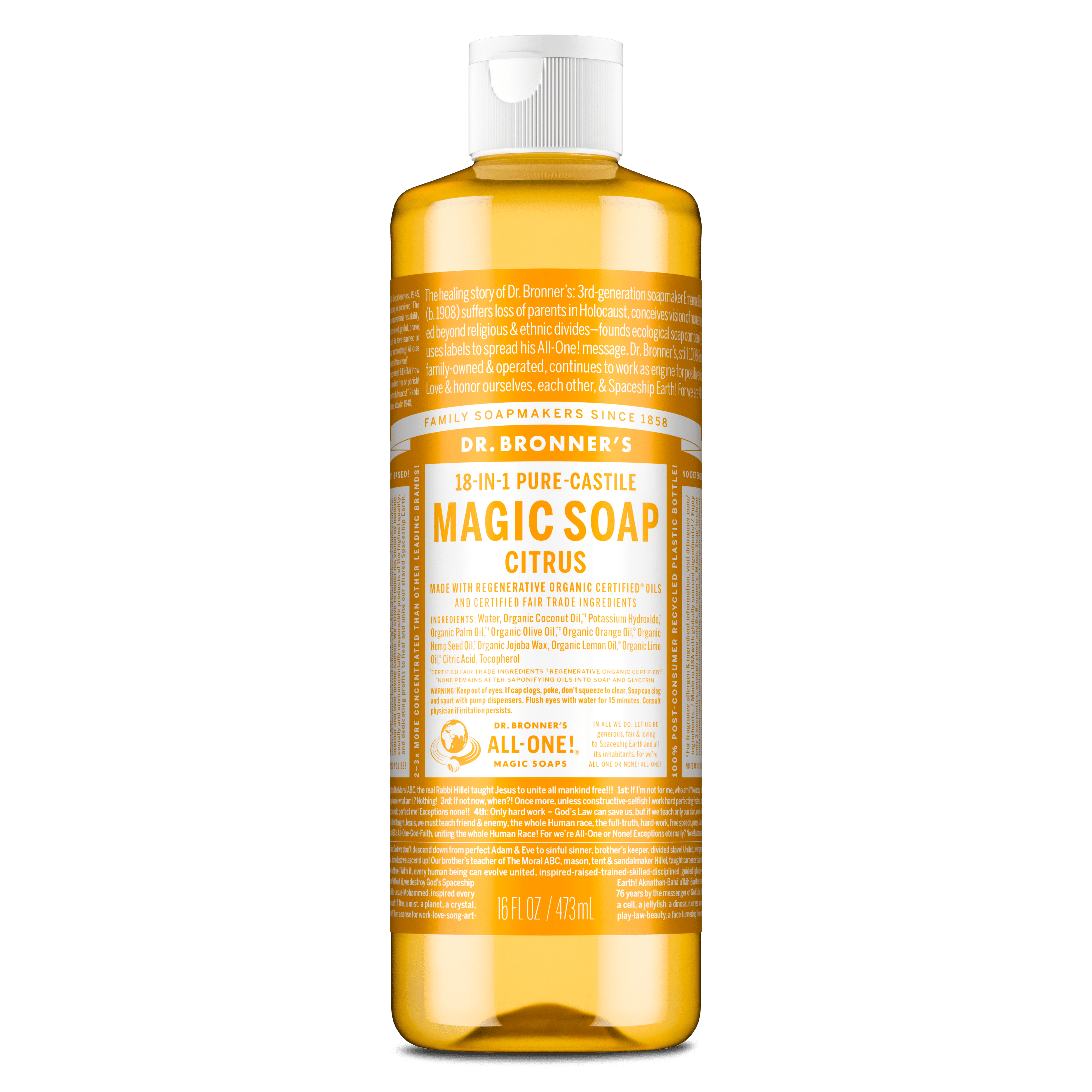 美綬 BRILLIANT WASHING SOAP 本体2本 、詰替2本セット Dr-Bronner-s-Pure-Castile-