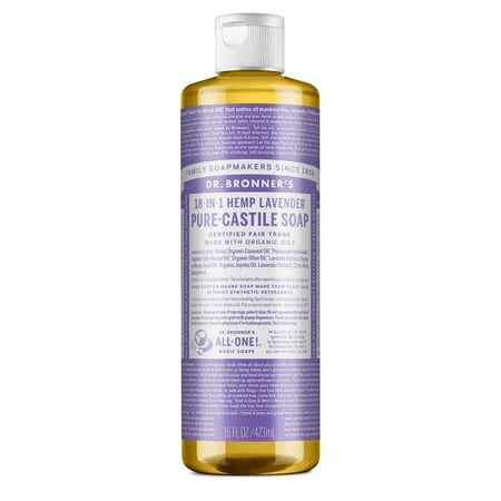 Dr. Bronner's Pure Castile Liquid Soap Lavender 16 oz