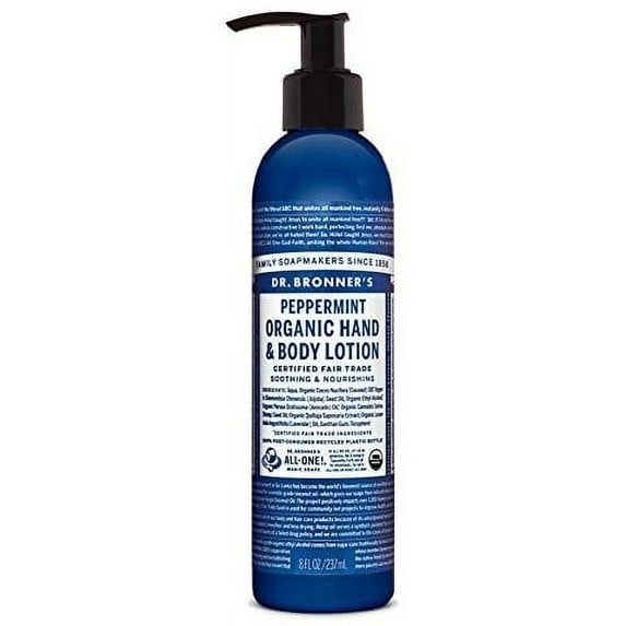 Dr. Bronner's Organic Hand & Body Lotion Peppermint - 8 fl oz