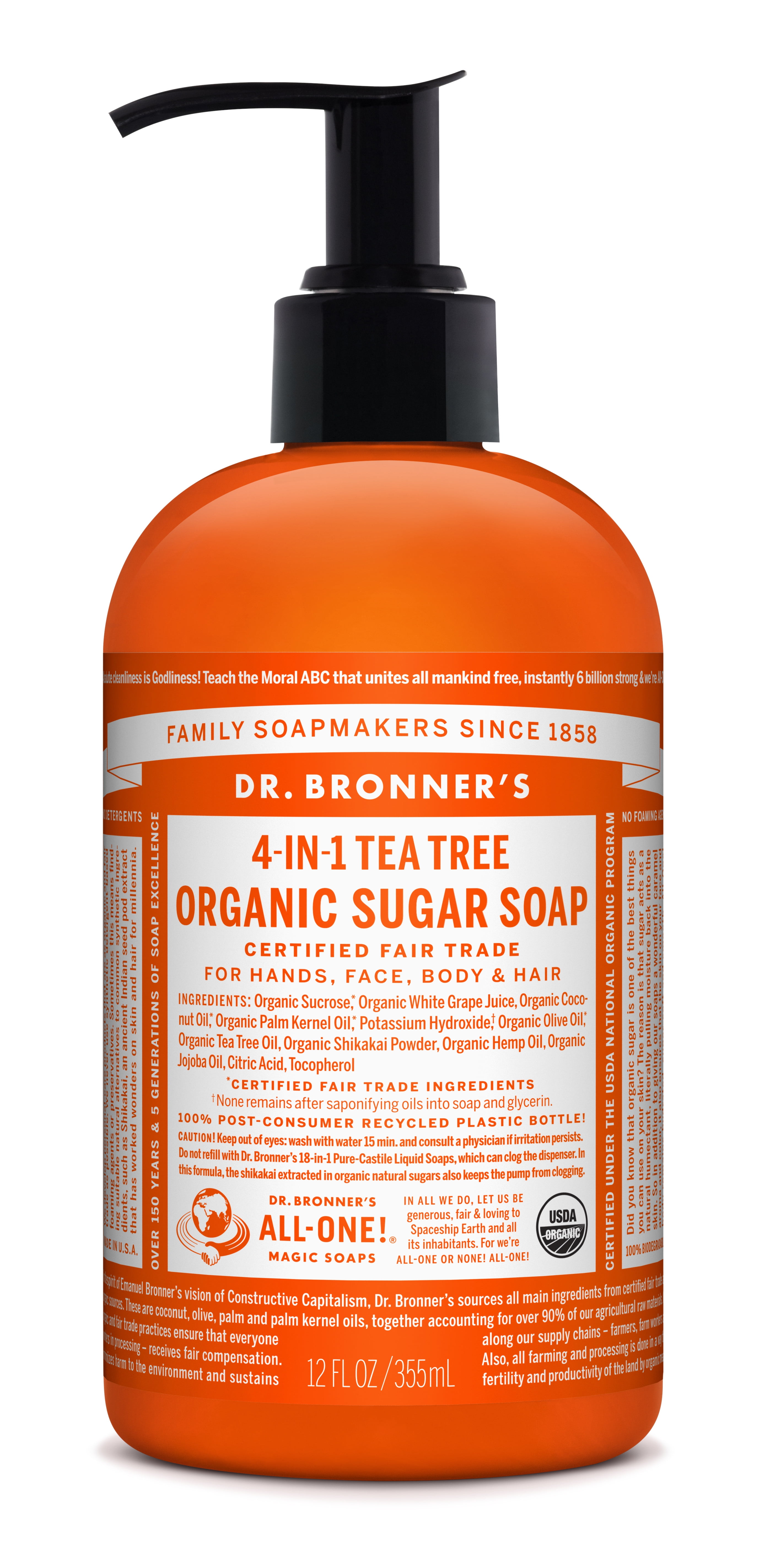 Dr bronner's tea tree sale soap for acne