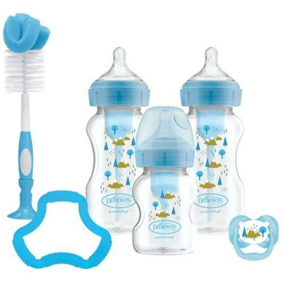 Dr Brown - Options+ Wide Neck Bottle Blue Gift Set
