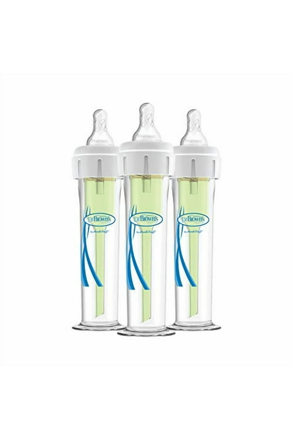 Accufeed Anti-Colic Baby Bottle with Preemie Nipple - 60cc - 3pk