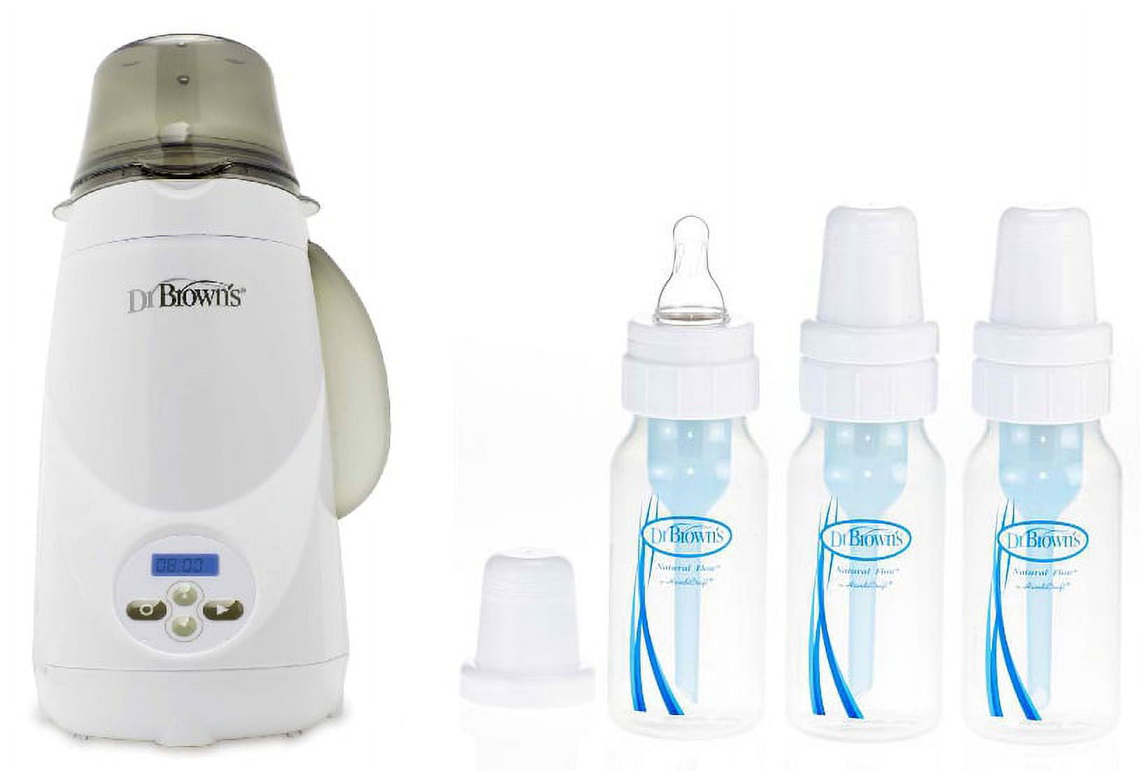 Dr. Brown's BPA Free Polypropylene Bottle + Dr. Brown's Bottle Warmer