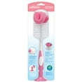 thumbnail image 1 of Dr. Brown's Baby Bottle Brush with Suction Cup Stand, Sponge, Scrubber and Nipple Cleaner Pink, 1 Pack, 1 of 10
