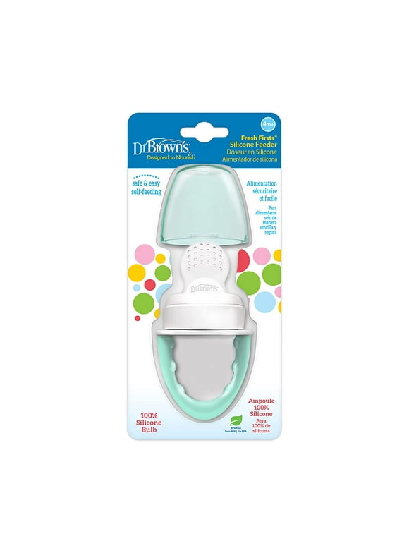 Dr. Brown's Designed to Nourish, Fresh Firsts Silicone Feeder, Mint, 1 Pack