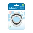 thumbnail image 1 of Dr. Brown's Flexees Baby Teether, Beaded Rings, 100% Silicone, Black/Gray/White, Infant-Toddler, 3-Pack, 1 of 10