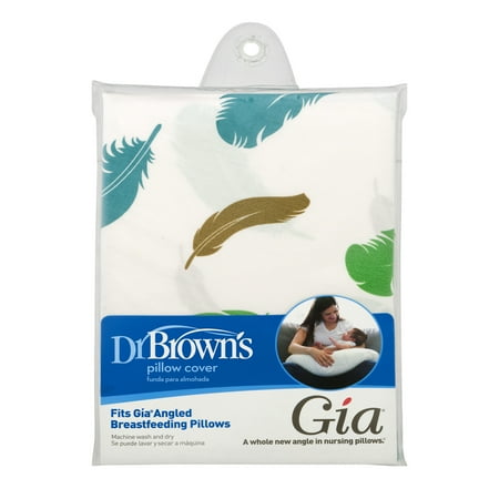 Dr. Brown's Gia Pillow Cover-boy Feather
