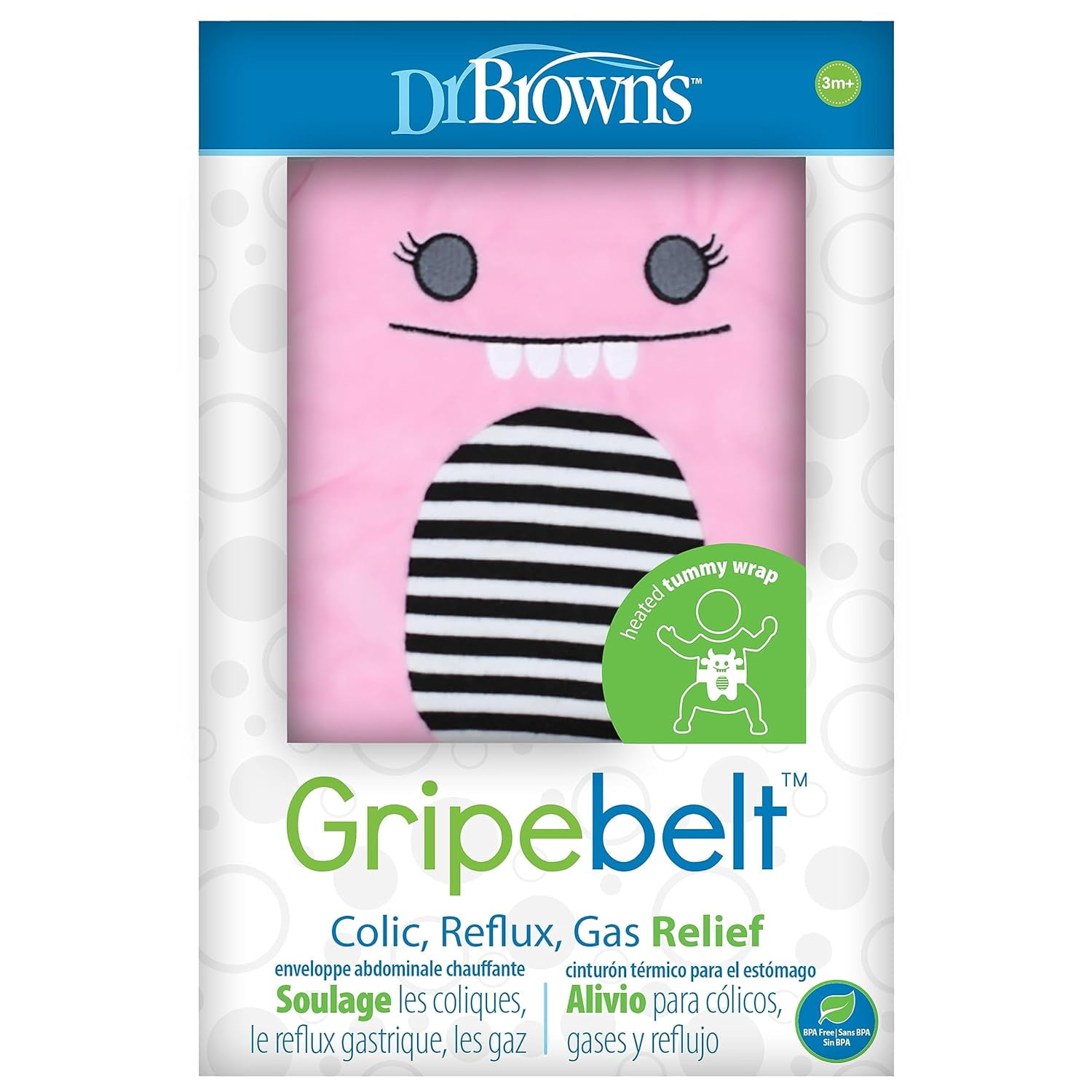Dr. Brown's Gripebelt for Colic Relief,Heated Tummy Wrap,Baby Swaddling