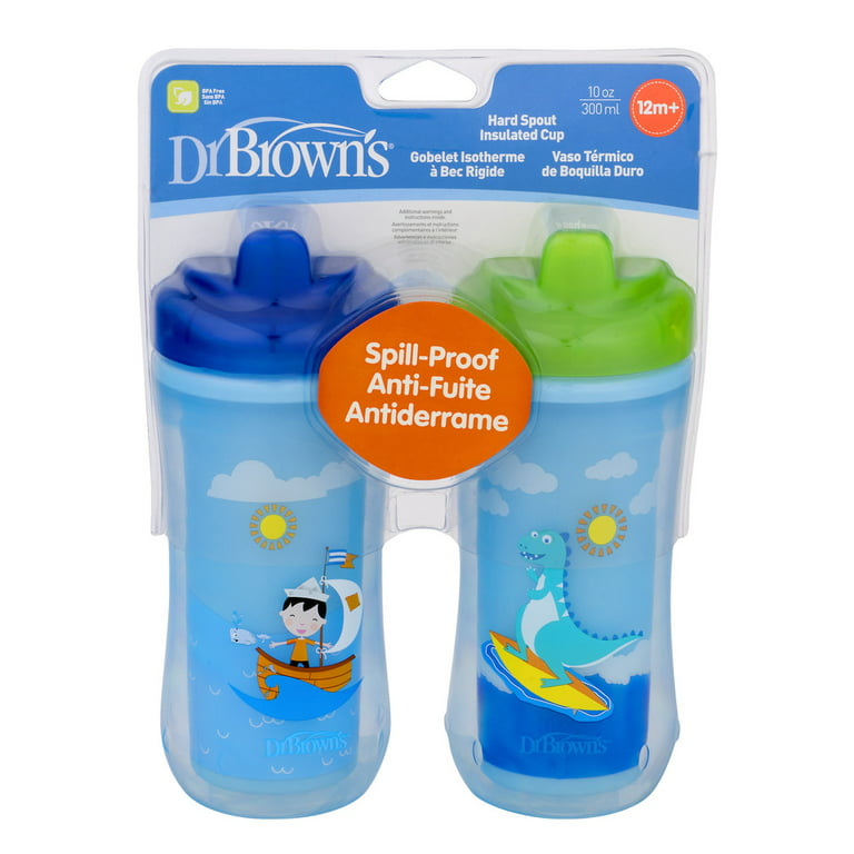 Dr. Brown's Milestones™ Insulated Hard Spout Sippy Cup, 2-Pack