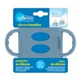 thumbnail image 1 of Dr. Brown's Milestones 100% Silicone Baby Bottle Handles, 4m+, Wide-Neck, Light Blue, 1-Pack, 1 of 9