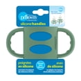 thumbnail image 1 of Dr. Brown's Milestones 100% Silicone Baby Bottle Handles, Narrow, Green, 1 Pack, 1 of 7