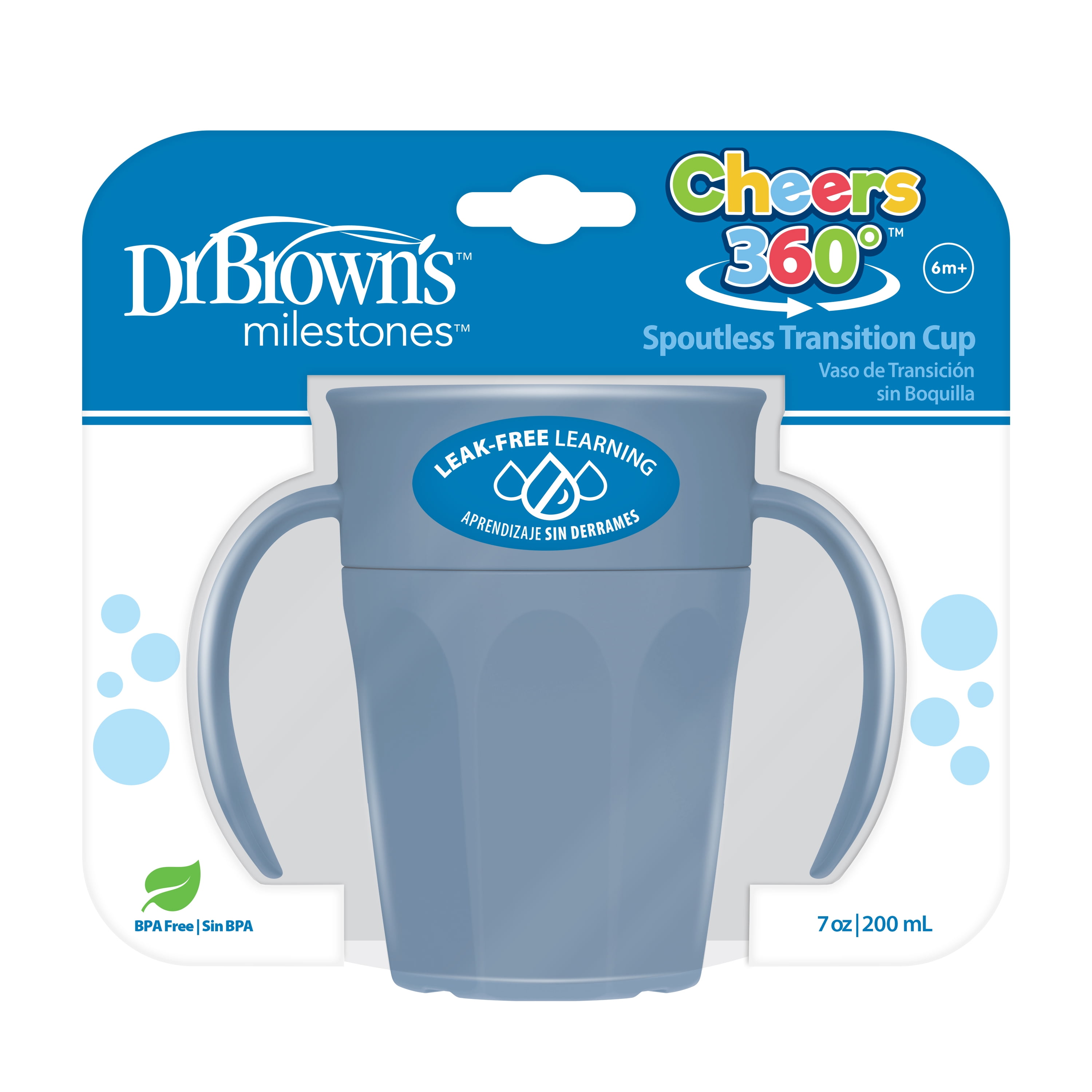 Dr. Brown's Milestones Cheers 360 Cup Spoutless Transition Cup