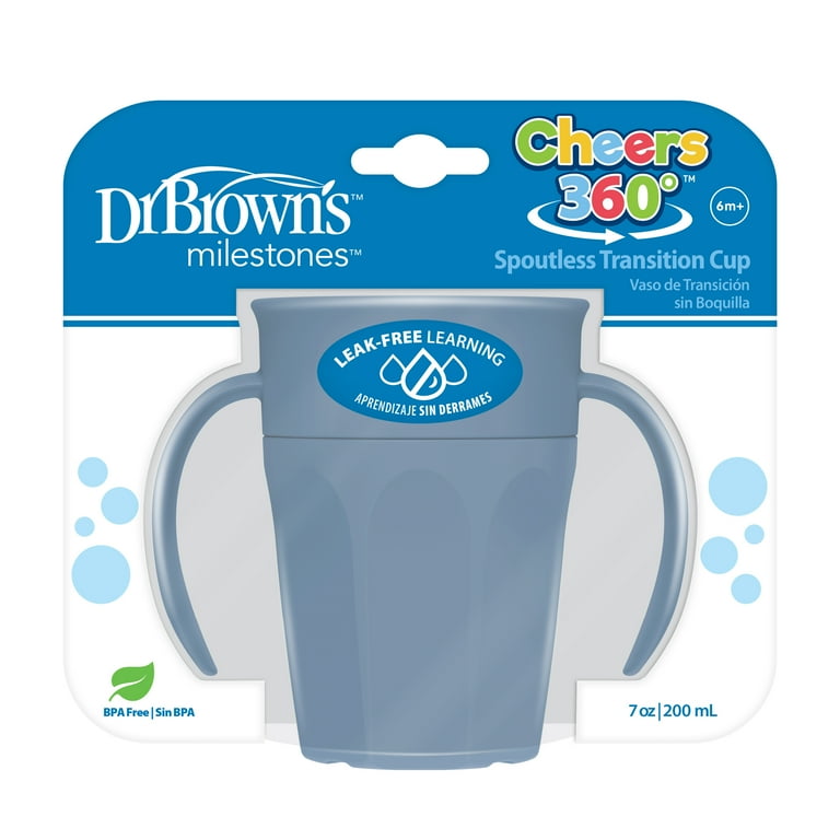 Dr. Brown's Milestones Cheers 360 Spoutless Transition Cup with