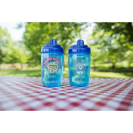Dr. Brown's Milestones Hard Spout Sippy Cup, 12 ounce, Blue, 2 Count