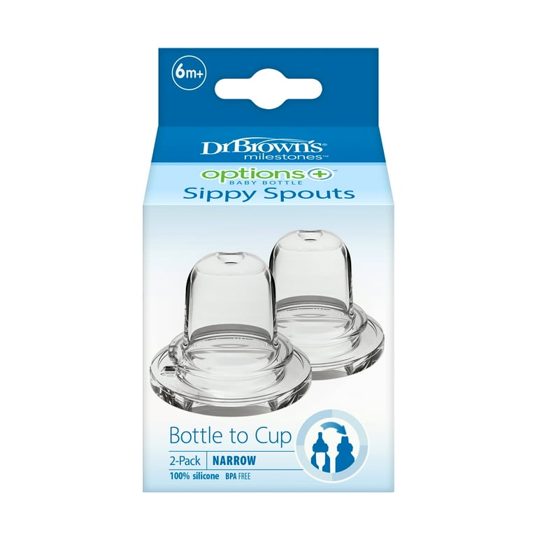 Brown's Sippy Silicone Transition Spout, Soft 100% Silicone