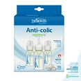 thumbnail interactive-video image 1 of Dr. Brown’s Natural Flow Anti-Colic Options+ Narrow Baby Bottle, 4oz, Slow Flow, 0m+, 3 Pack, 1 of 19