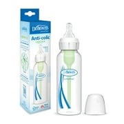 Dr. Brown's Natural Flow Anti-Colic Options+ Narrow Baby Bottle, 8oz/250mL, with Level 1 Slow Flow Nipple, 1-Pack, 0m+