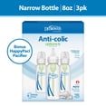 thumbnail interactive-video image 1 of Dr. Brown's Natural Flow Anti-Colic Options+ Narrow Baby Bottle, 8oz, 3 Pack + HappyPaci, 1 of 20