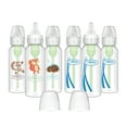 thumbnail image 1 of Dr. Brown's Natural Flow Anti-Colic Options+ Narrow Baby Bottle, Woodland Animals, 8oz/250ml, Level 1 Slow Flow Nipple, 0m+, 6 Pack, 1 of 12