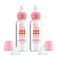 thumbnail image 1 of Dr. Brown's Natural Flow Anti-Colic Options+ Narrow Bottle to Sippy Starter Kit, 0m+, Pink, 2 Pack, 1 of 9