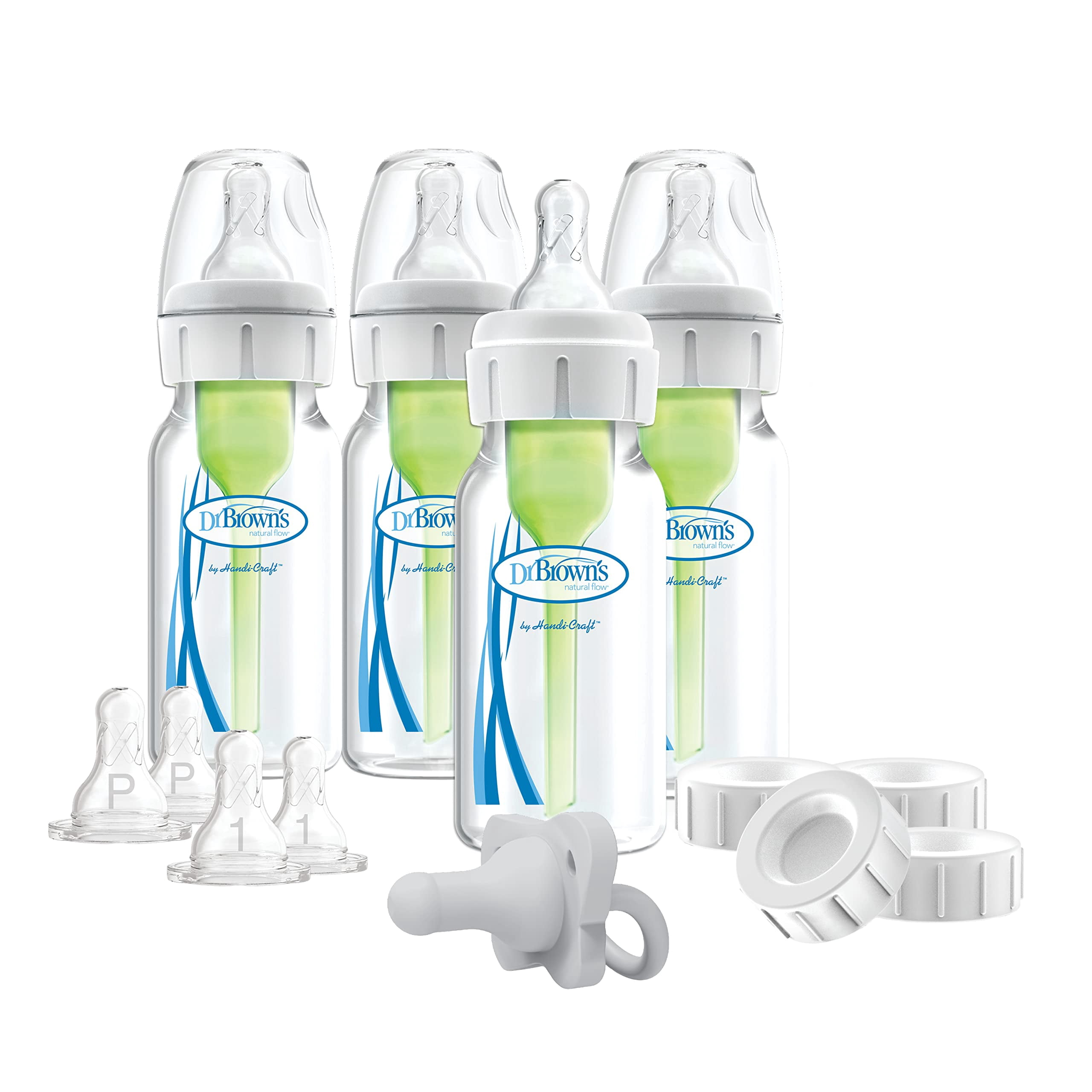 Dr. Brown’s Natural Flow Anti-Colic Options+ Narrow Breast to Bottle ...