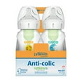 thumbnail image 1 of Dr. Brown's Natural Flow Anti-Colic Options+ Wide-Neck Baby Bottle, Good Morning, 9oz, 0m+, 4 Pack, 1 of 5