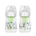 thumbnail image 1 of Dr. Brown's Natural Flow Anti-Colic Options+ Wide-Neck Baby Bottle, Jungle Decos, 5oz/150ml, Level 1 Slow Flow, 0m+, 2 Pack, 1 of 8
