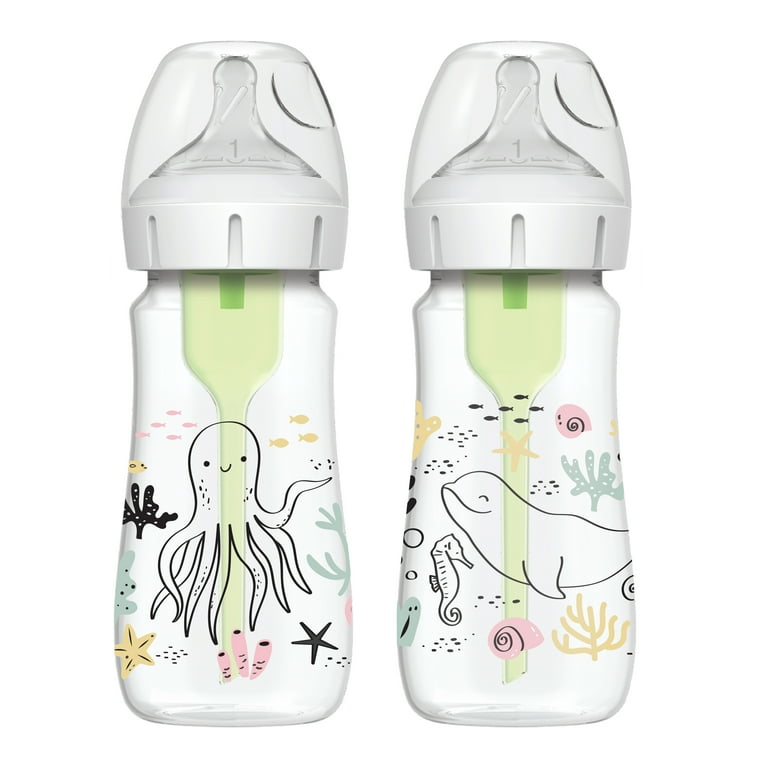 Brown's Baby Bottle, Natural Flow Anti-Colic Options+, Wide