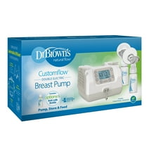 Dr. Brown's Natural Flow Customflow Hospital Strength Double Electric Breast Pump with Adjustable Settings, Pumping Essentials