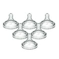 thumbnail image 1 of Dr. Brown's Natural Flow Level 3 Wide-Neck Baby Bottle Nipple, 100% Silicone, Medium-Fast Flow, 6 Pack, 1 of 11