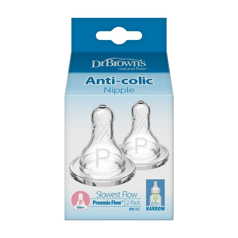 Brown's Natural Flow Preemie Flow Narrow Baby Bottle Silicone
