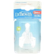 Dr. Browns Original Nipple, Level 1 0m+, 2-Pack