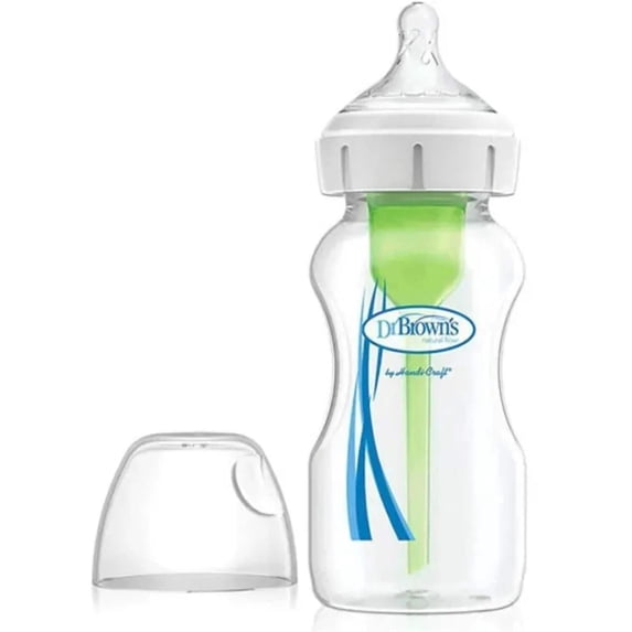 Dr. Brown's Options+ Wide-Neck Baby Bottle, 9 Ounce