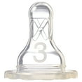 thumbnail image 1 of Dr. Brown's Original Nipple, Level 3 (6m+), 2 Count, 1 of 3