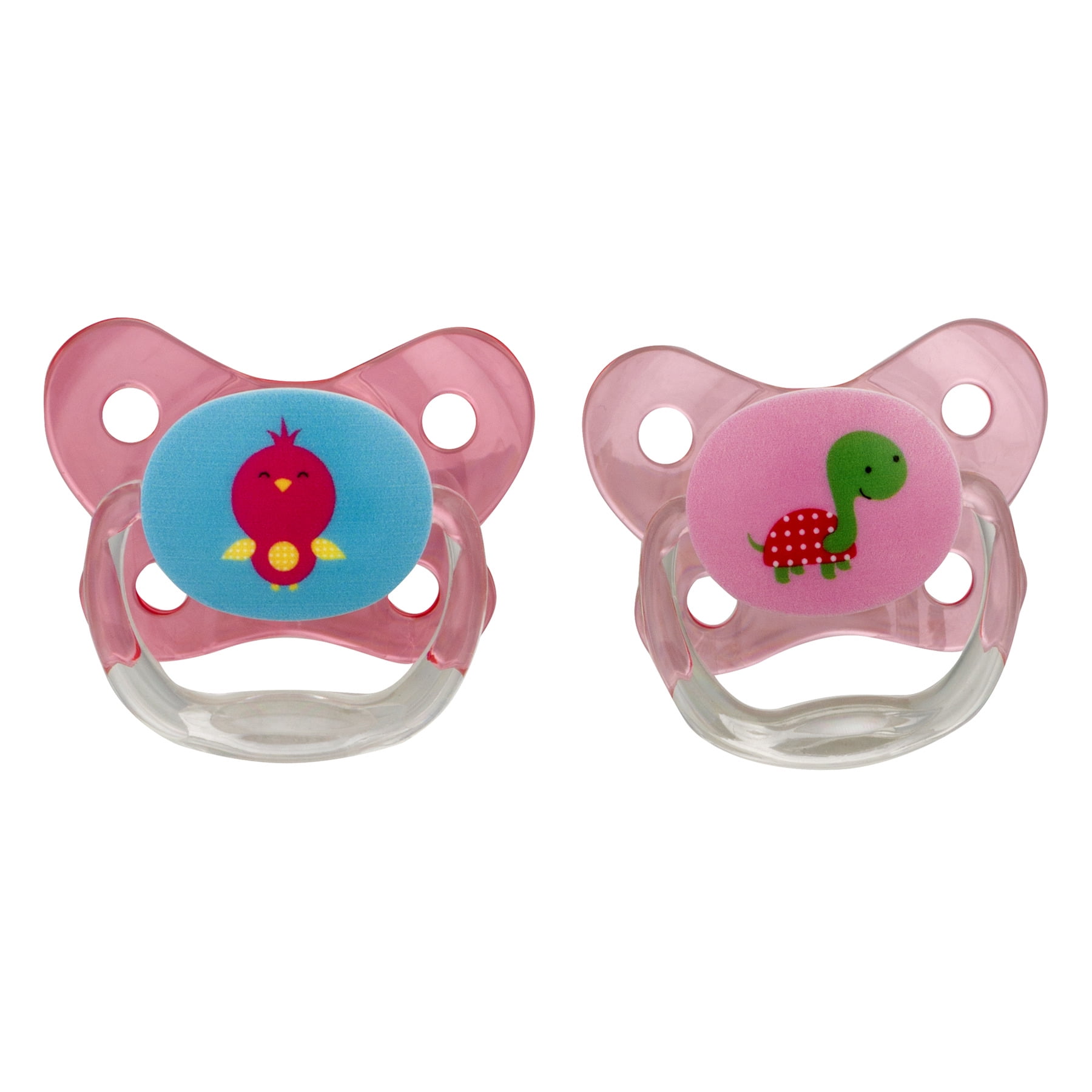 Dr. Brown's PreVent Contour Pacifier, Stage 3 (12m+), Pink, 4 Count