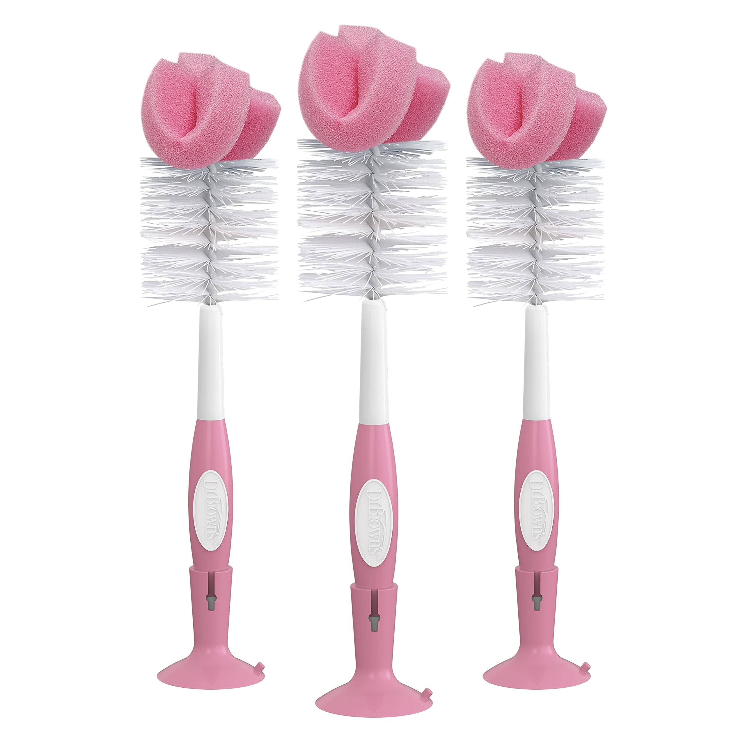 Amazon.com: Dr. Browns Baby Bottle Brush - Pink - 2 Count : Baby