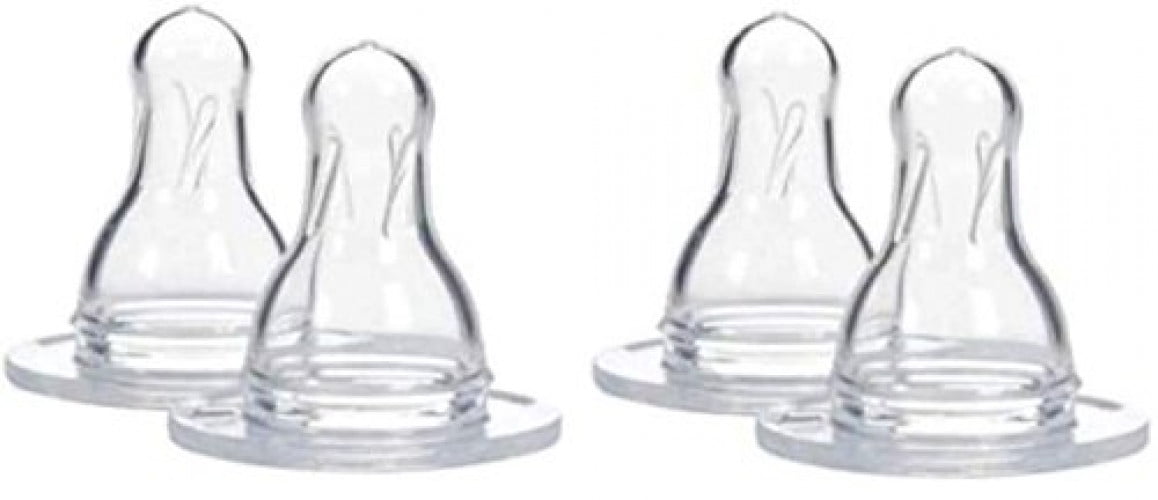 Dr. Brown's Silicone Nipple - Level 1 - 4 Count