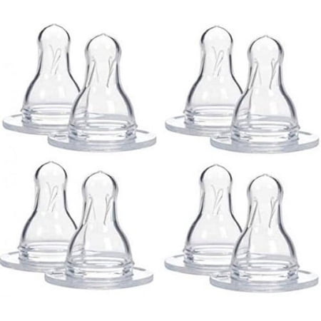 Dr. Brown's Silicone Nipple - Level 1 - 8 Nipples