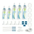 thumbnail image 1 of Dr. Brown's Specialty Feeding System Starter Kit, Narrow Baby Bottles Infant-Paced Feeding, Gift Set, 1 of 5