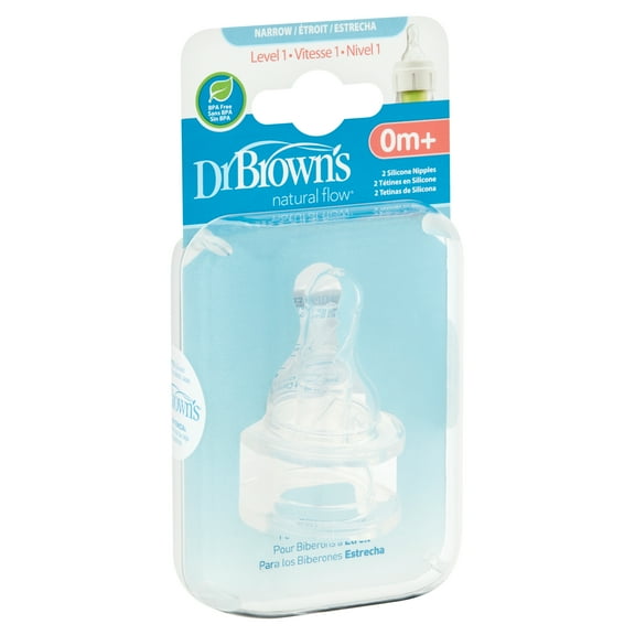 Dr Browns 2pk Std Nipple Lvl 1