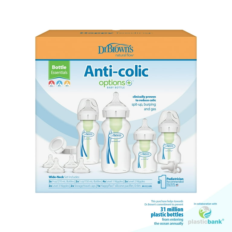 Dr. Brown's Anti-colic Options+ Narrow Baby Bottle Newborn Gift Set : Target