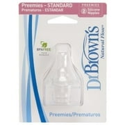 Dr. Browns Standard Bottle Preemie Nipple, - 10 Nipples